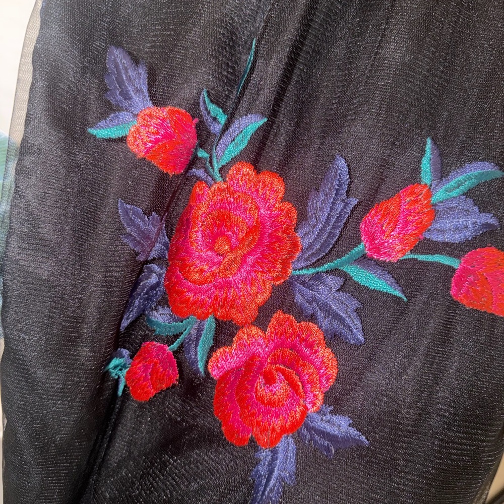 Chi Chi London Mesh Embroidered Cocktail Dress - Picture 5 of 5